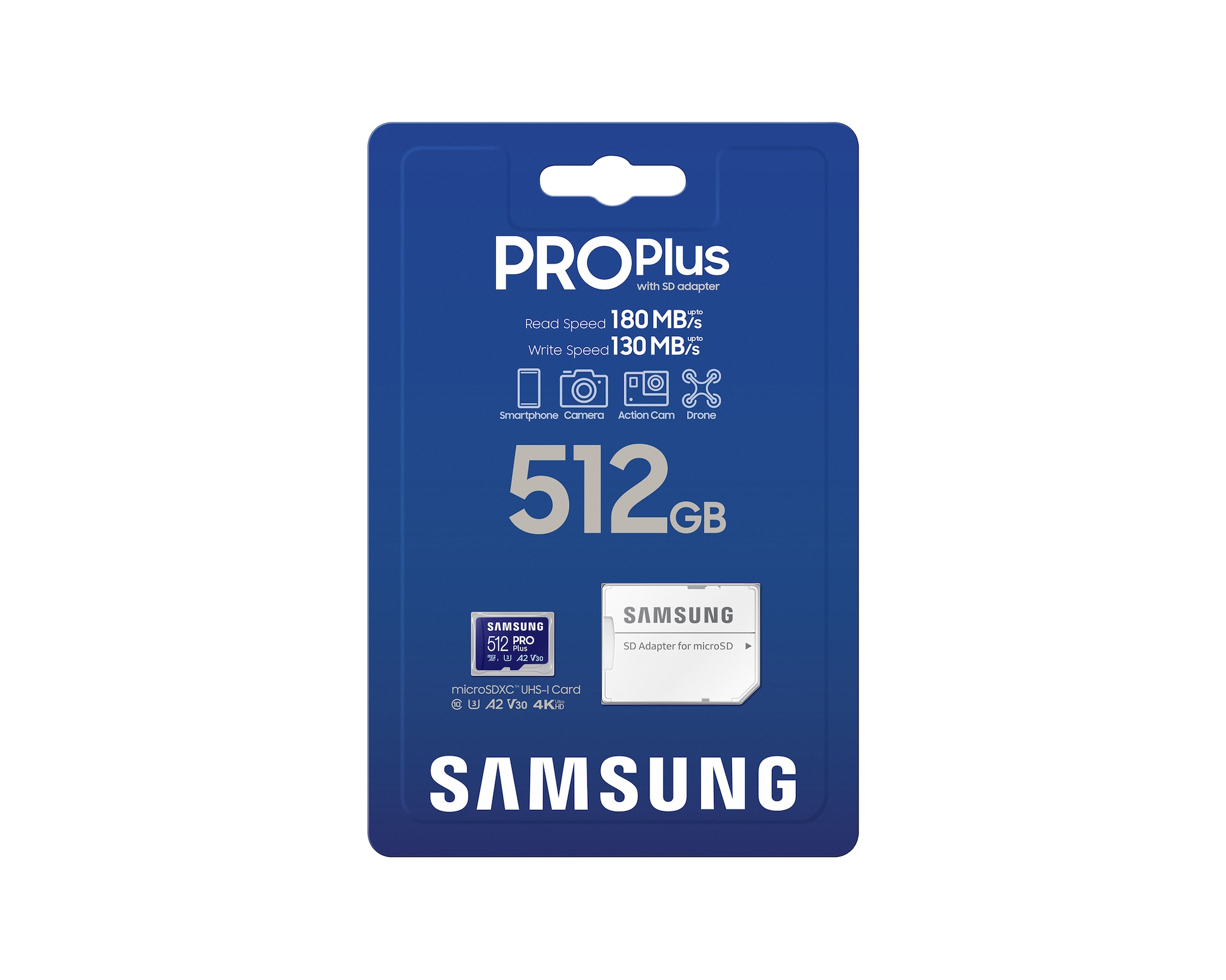 SAMSUNG PRO PLUS MicroSD Memory Card | 512GB