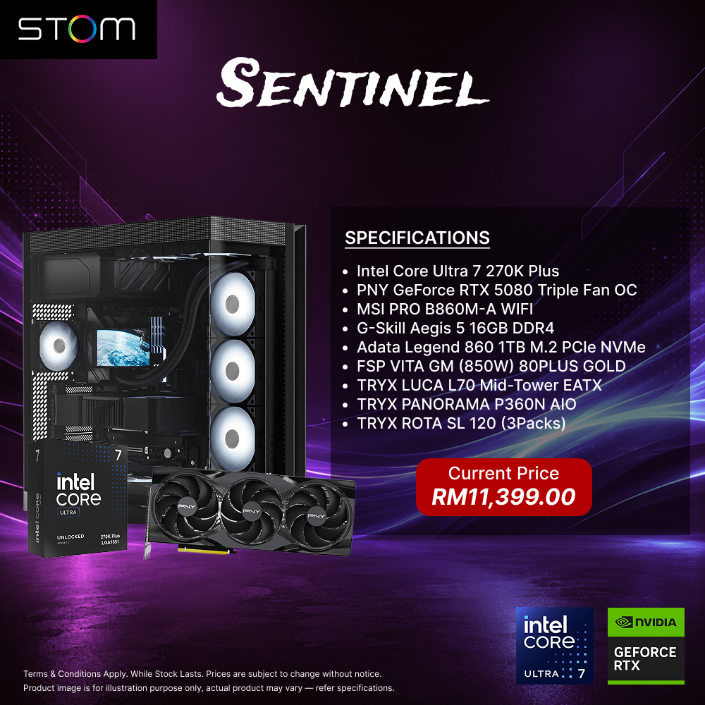 STOM PC Build Package - Sentinel