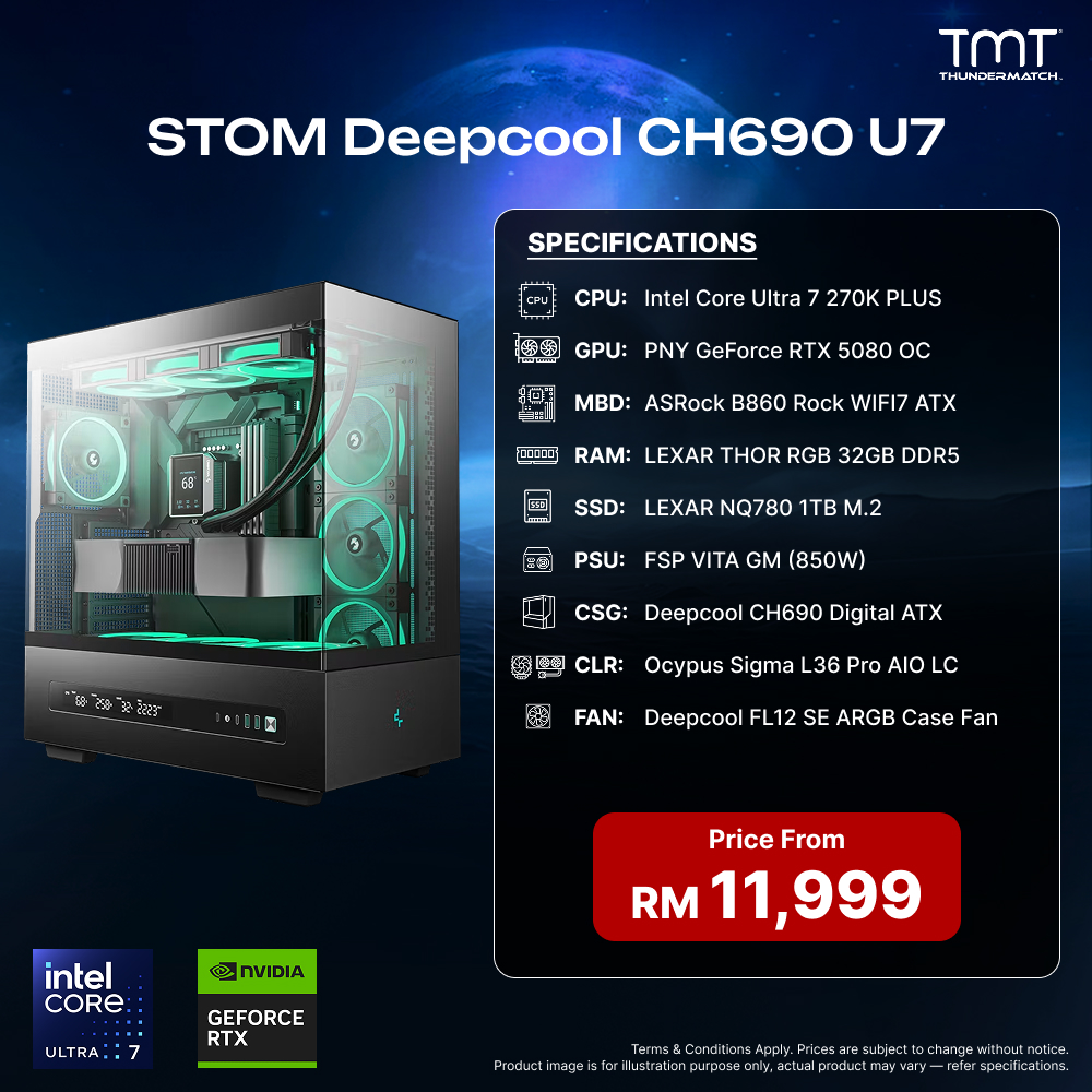 STOM Deepcool CH690 U7 - PC Build Package