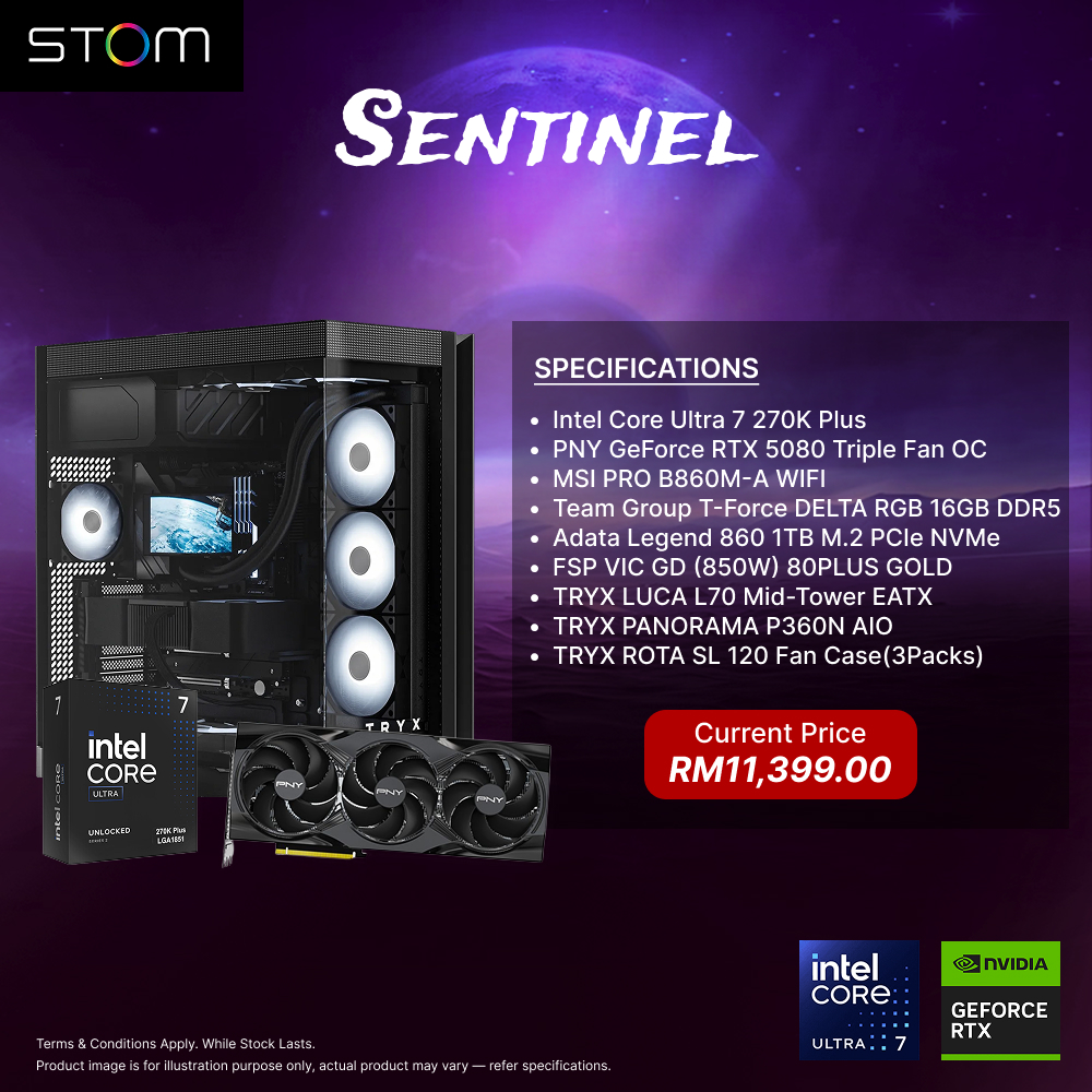 STOM PC Build Package - Sentinel