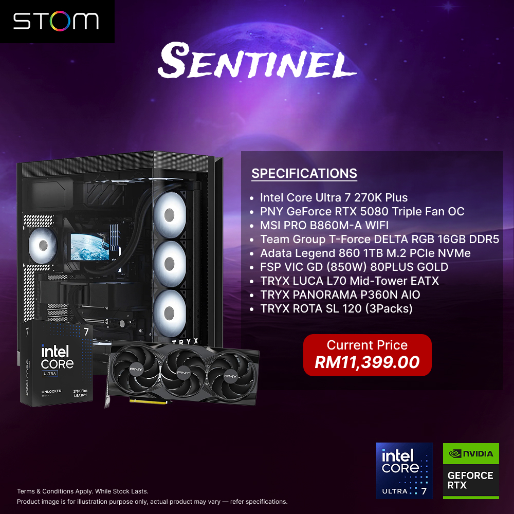 STOM PC Build Package - Sentinel