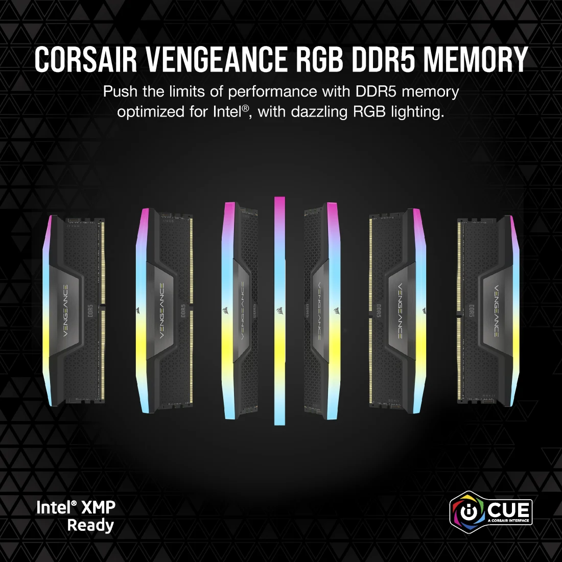 CORSAIR Vengeance RGB Desktop RAM DDR5 (Kit Of 2) 6400MT/s CL42 (64GB*2) | 128GB