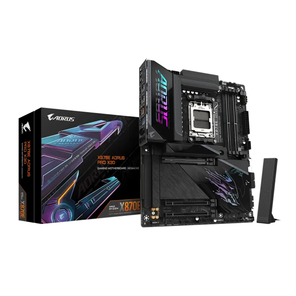 Gigabyte X870E AORUS PRO X3D ATX Motherboard