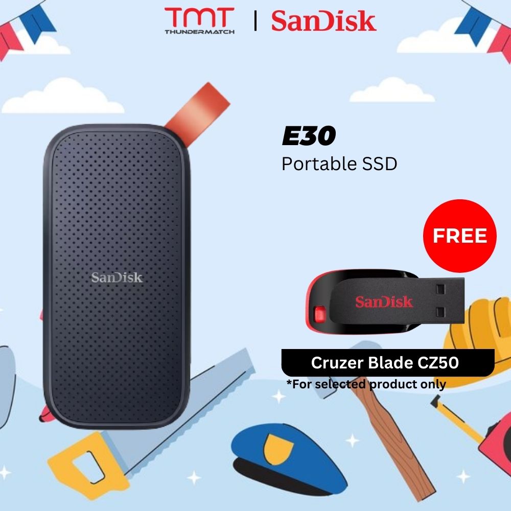 (FREE GIFT) SanDisk E30 External SSD