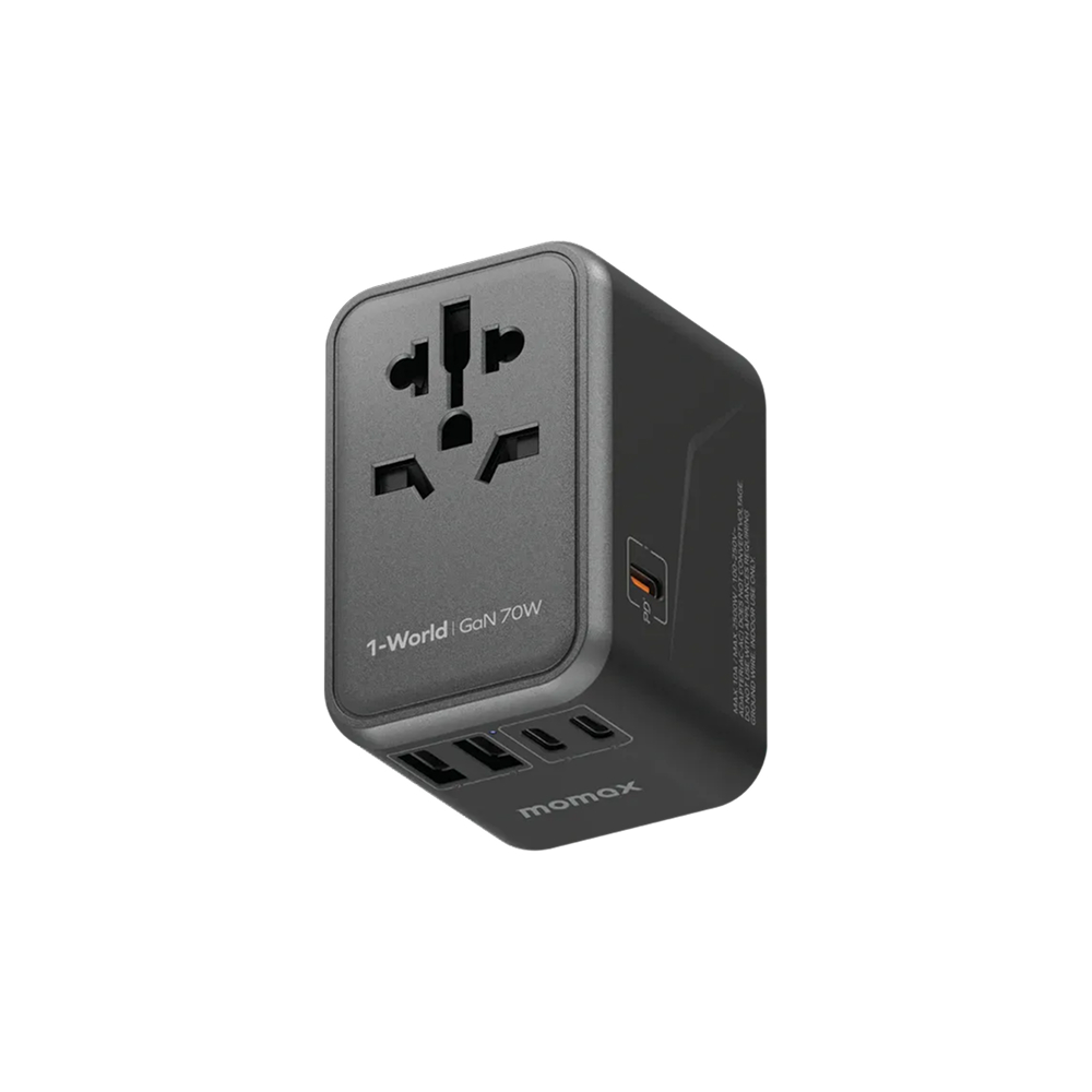 Momax 1-World GaN 70W Universal Travel Adapter