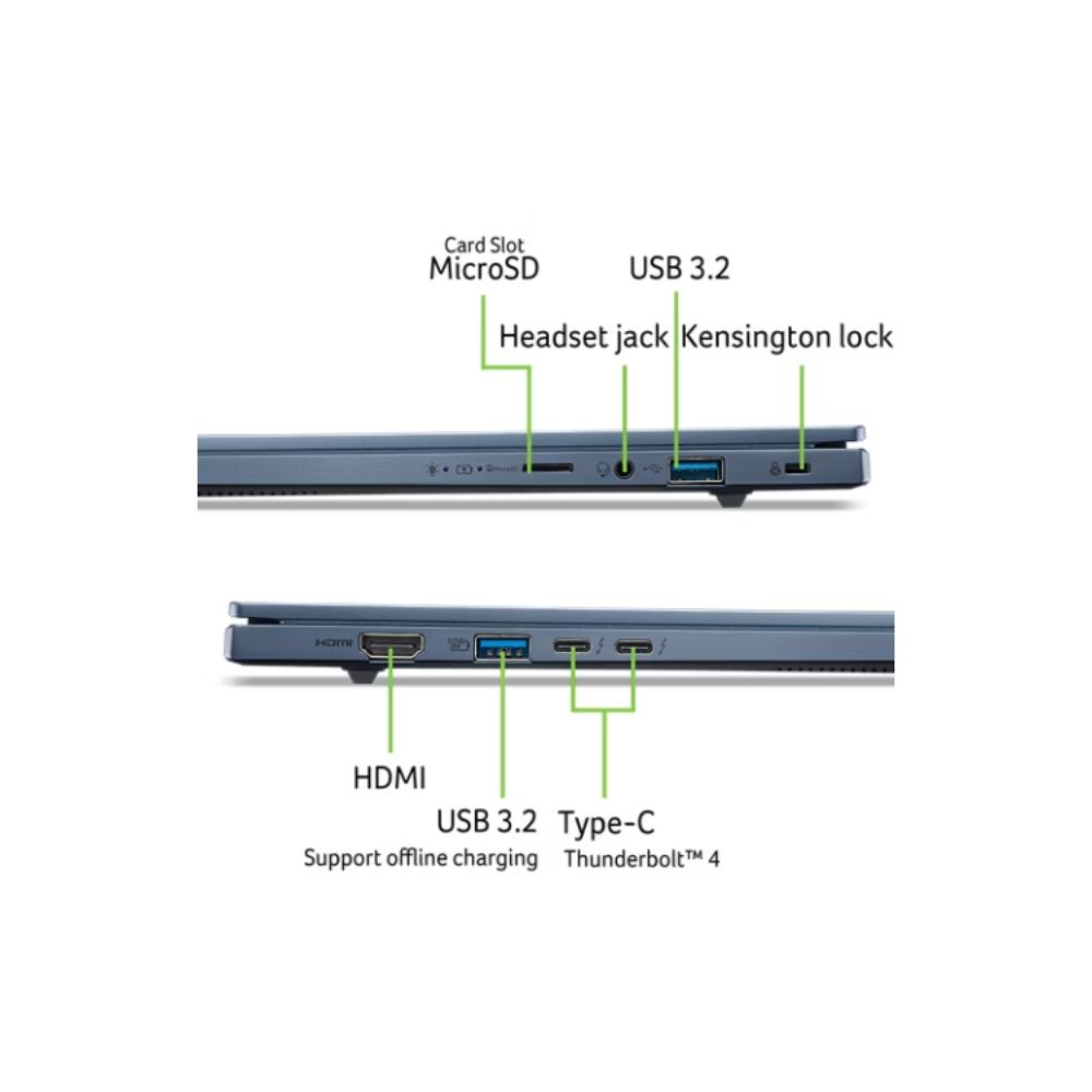 ACER Swift Go 14 SFG14-75-77NC/952G AI Laptop | Intel Core Ultra 7 258V/9 288V