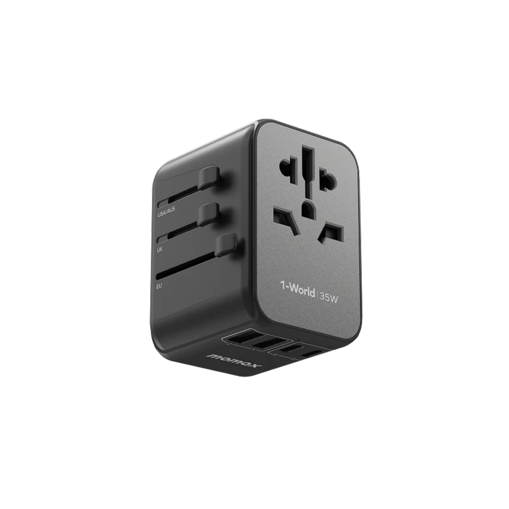 Momax 1-World GaN 35W Universal Travel Adapter