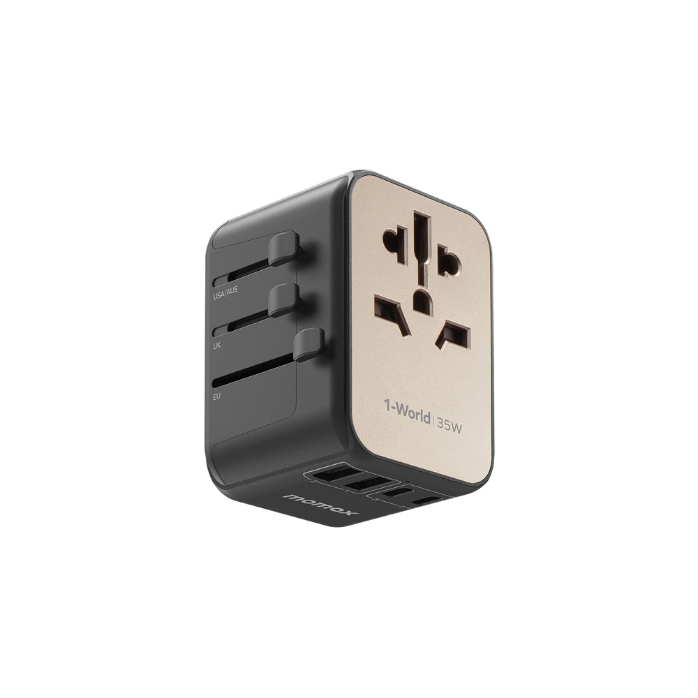 Momax 1-World GaN 35W Universal Travel Adapter