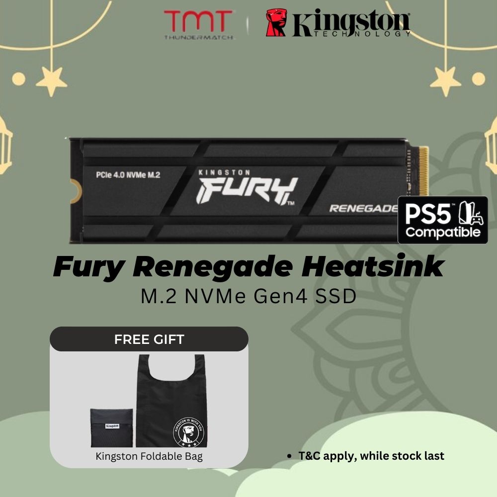 (FREE GIFT) Kingston Fury Renegade M.2 2280 PCIe NVMe Gen4 SSD SFYRS SFYRD SFYRSK SFYRDK