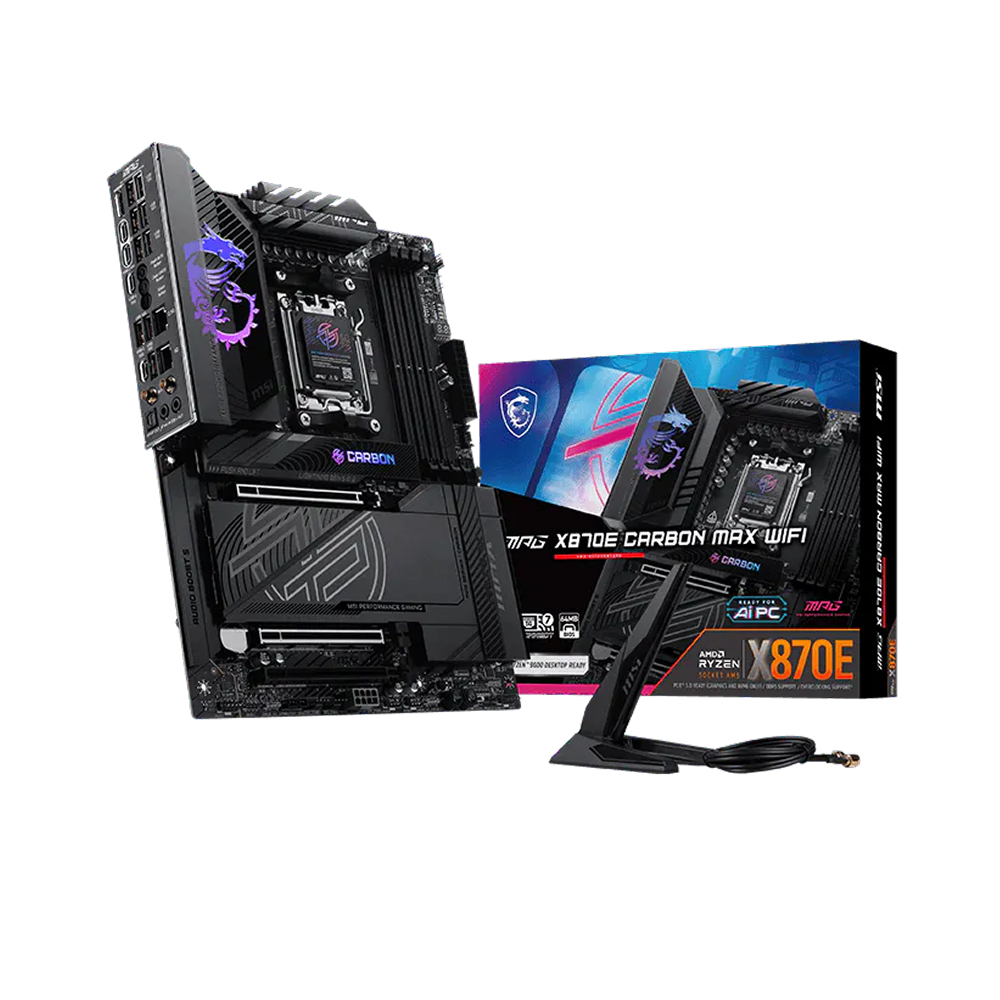 MSI MPG X870E CARBON MAX WIFI ATX Motherboard