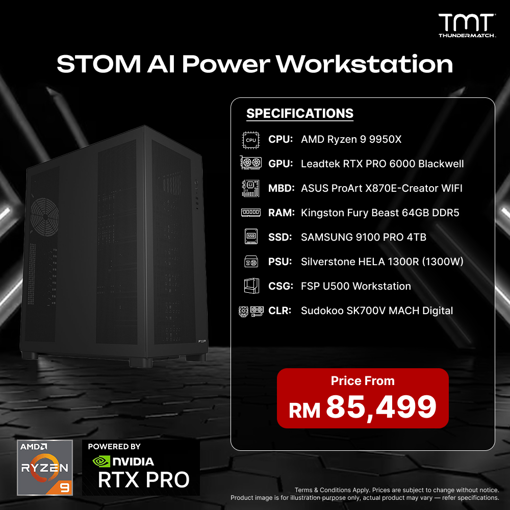 STOM AI Power Workstation - PC Build Package