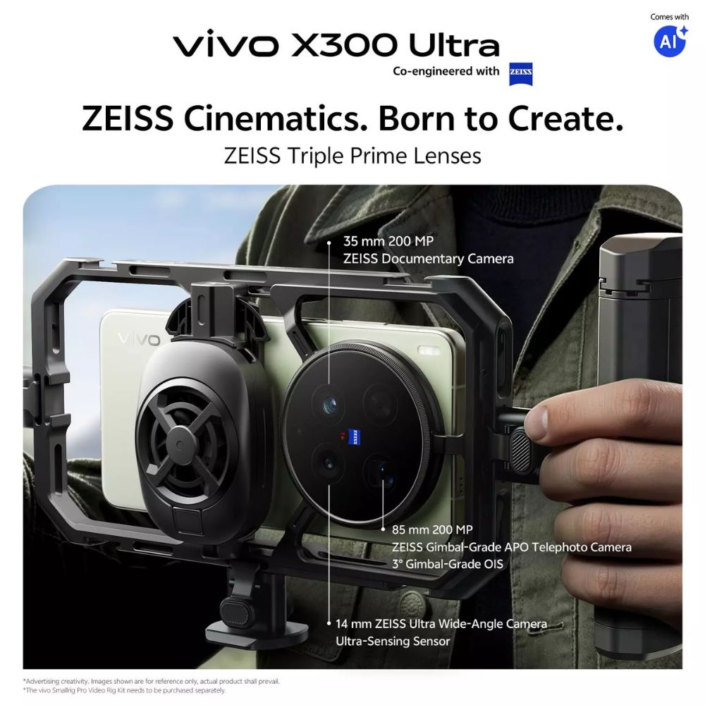 vivo X300 Ultra Photographer Kit (X300 Ultra 16GB+1TB, vivo ZEISS Telephoto Extender Gen 2 Ultra & Gen 2 with Grip Kit)