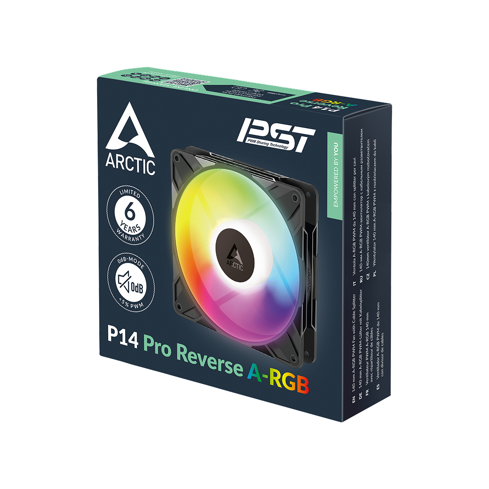 Arctic P14 Pro Reverse ARGB PWM 14CM Case Fan
