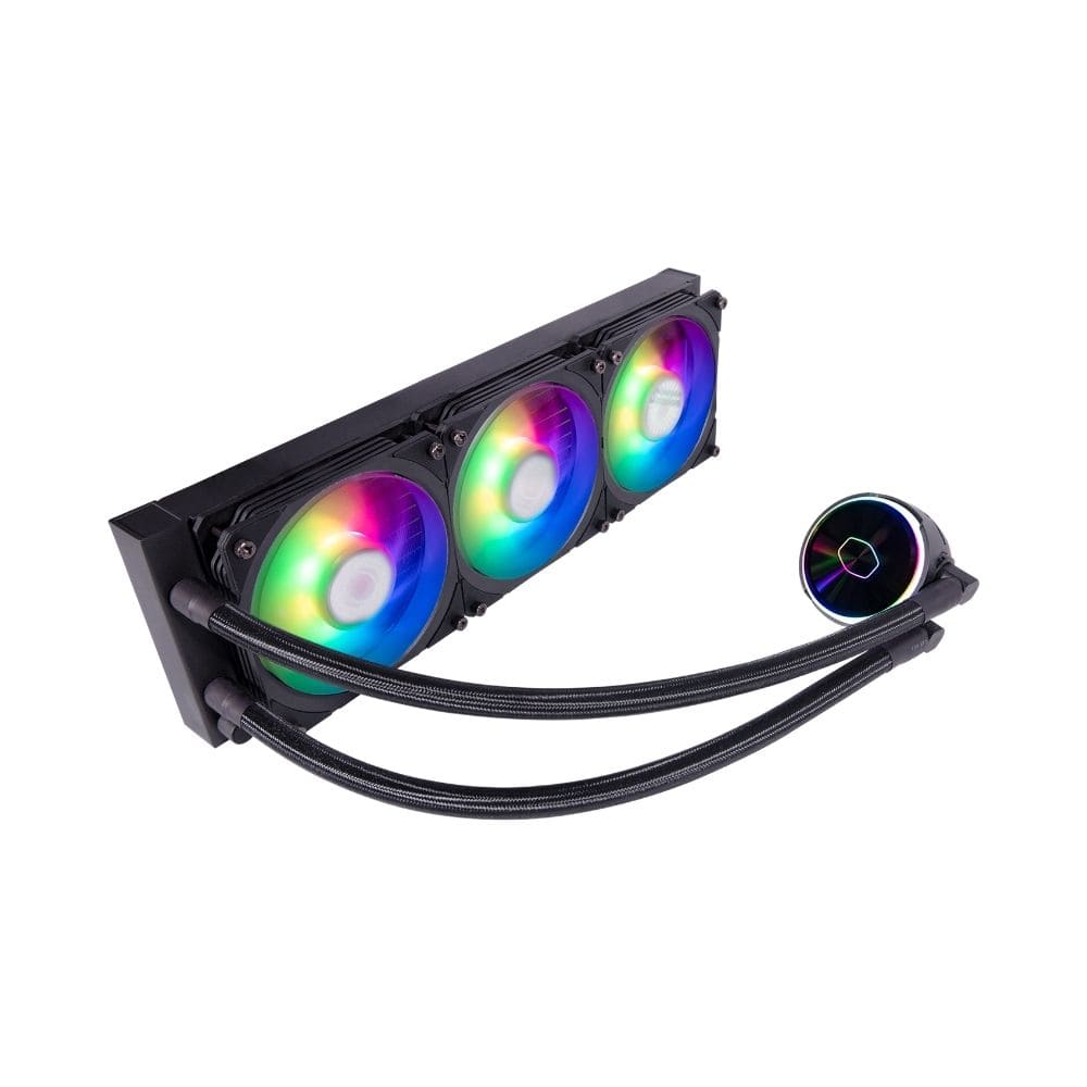 Cooler Master MasterLiquid PL360 FLUX ARGB AIO Liquid Cooling CPU Cooler | 360mm Radiator | 3*12CM ARGB | 72.37CFM | Gen2 RGB Controller | LGA1700 | MLY-D36M-A23PZ-R1