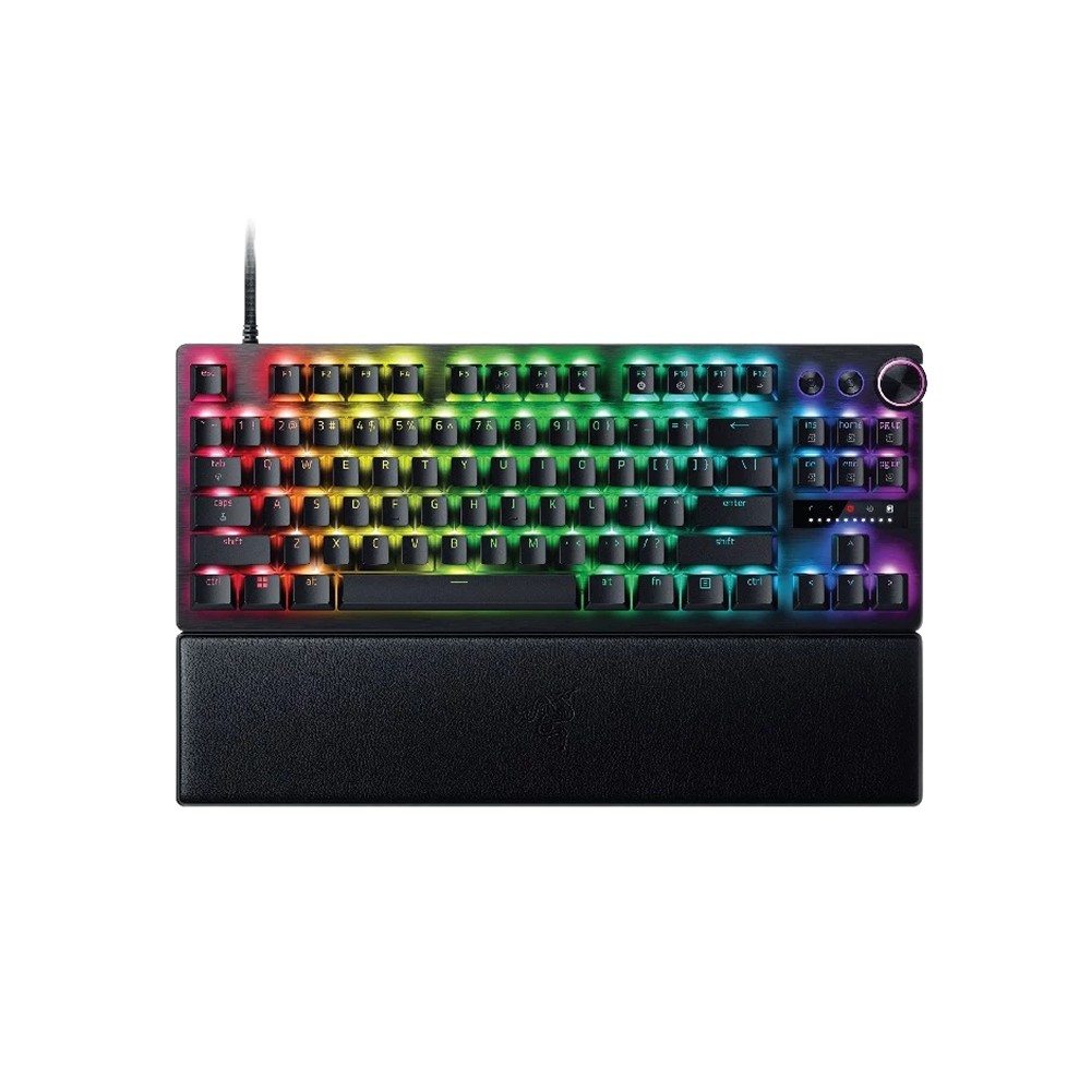 Razer Huntsman V3 Pro TKL 8KHz Esports Gaming Keyboard | Analog Optical Switches Gen 2 | 8000 Hz Polling Snap Tap