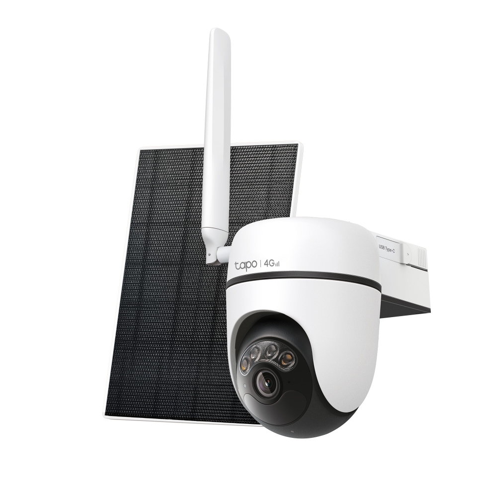 TP-Link Tapo C615G KIT 2K 3MP Solar-Powered Pan/Tilt 4G LTE Security Camera Kit