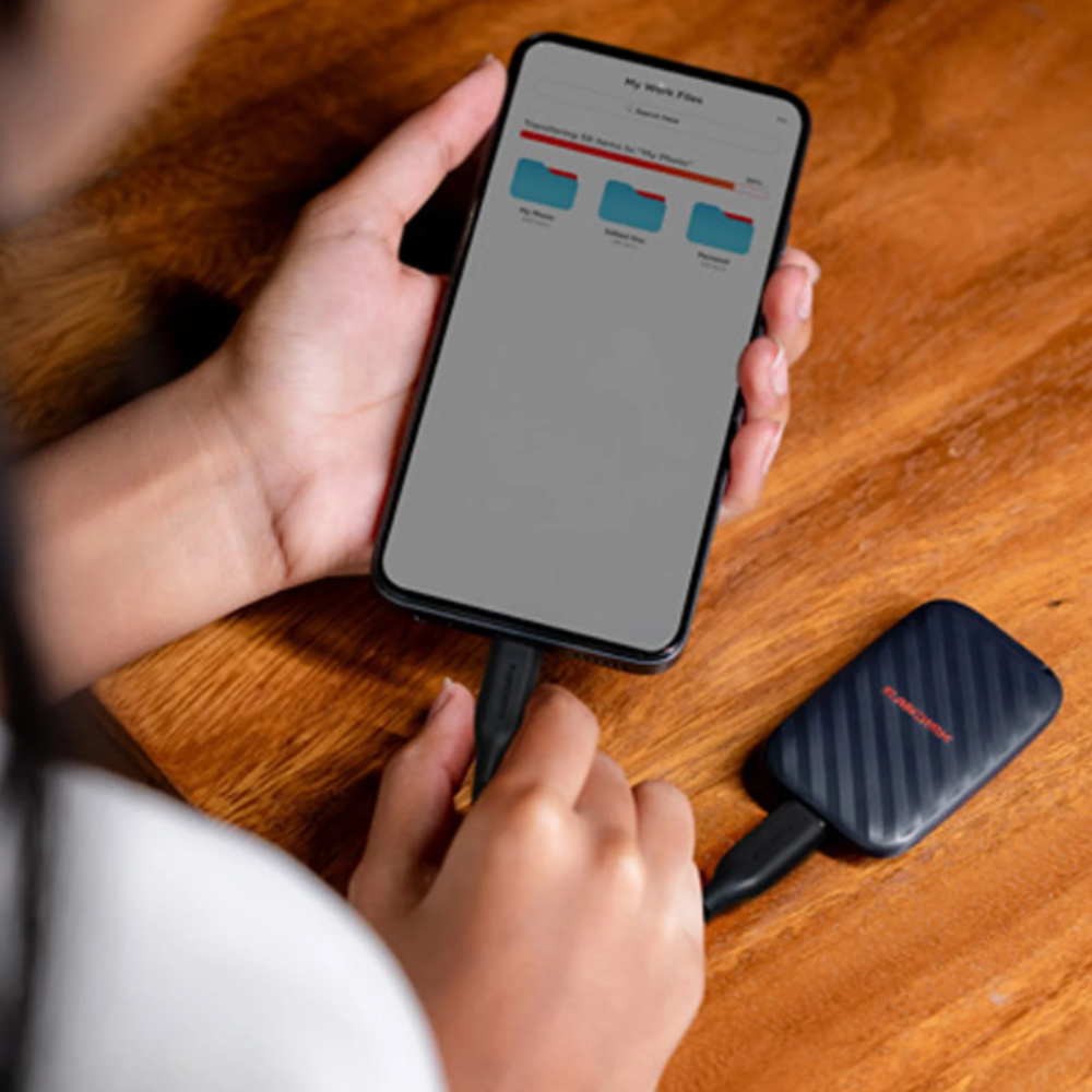 SanDisk E10 USB-C USB3.2 Gen2 1TB External SSD