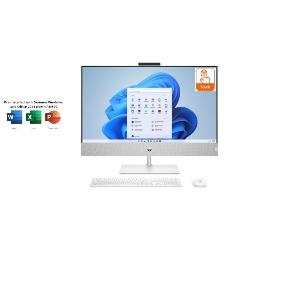 HP AIO 24-ca1012d 695G4PA Desktop PC | i7-12700T | 8GB RAM 1TB SSD | 24