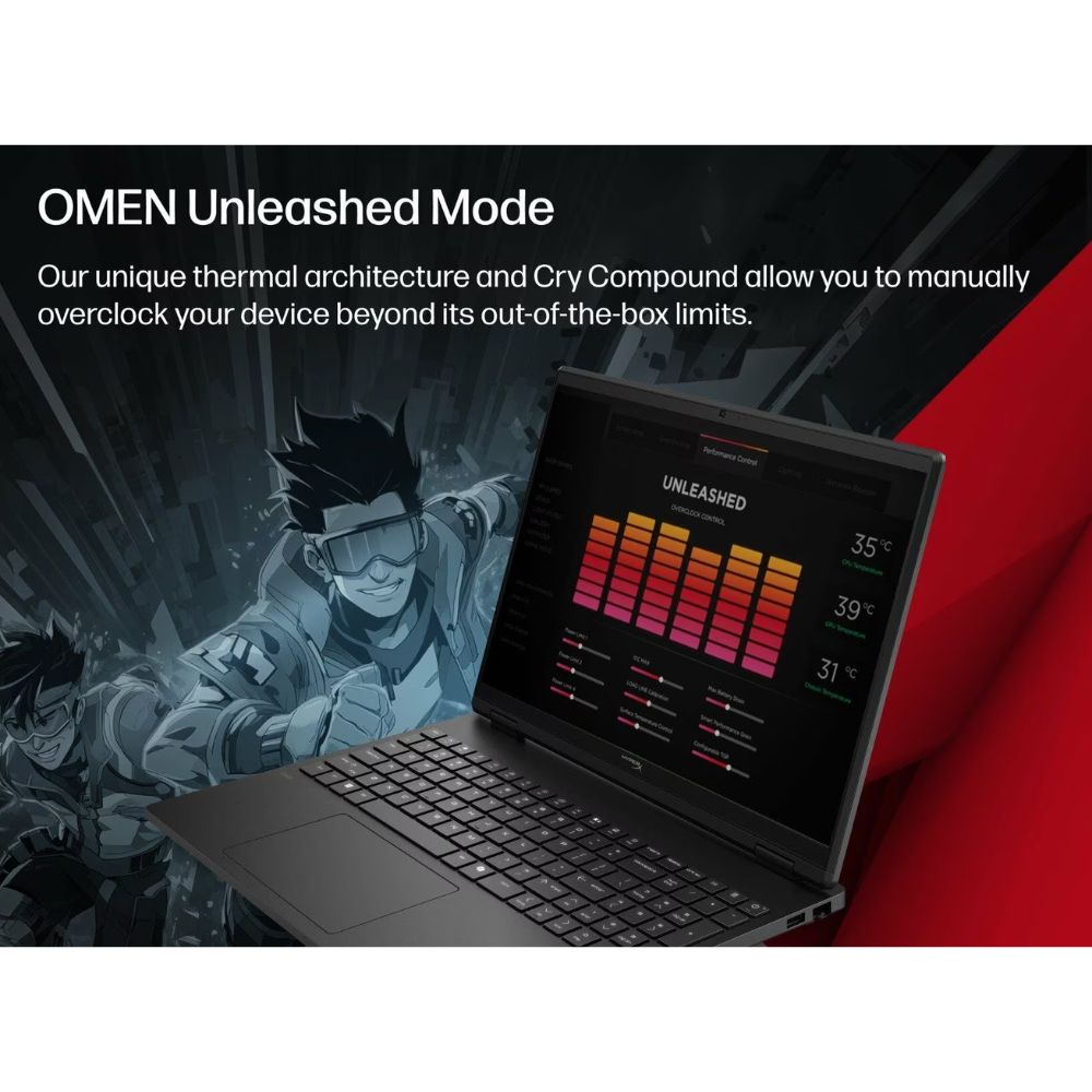 HP HyperX Omen 15-gb0040AX Laptop | GeForce RTX5050 | AMD Ryzen 5 240
