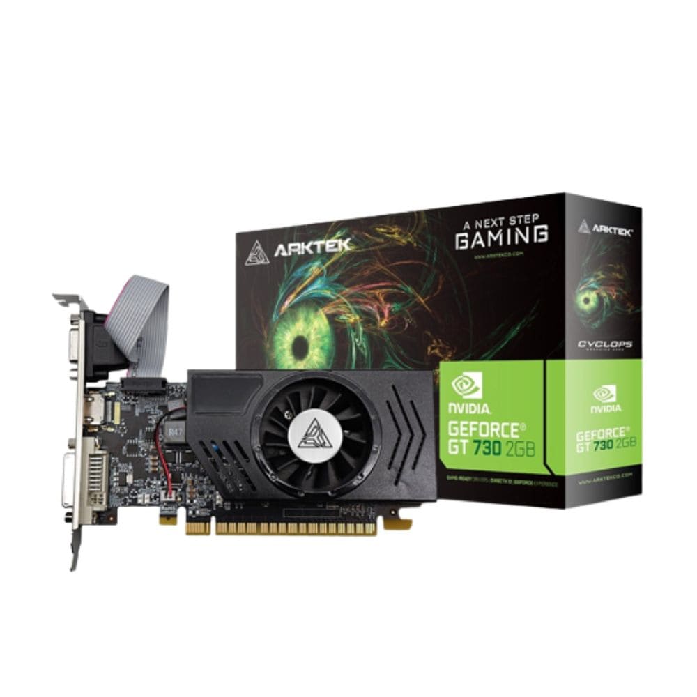 ARKTEK GT 730 2GB GDDR3 128Bit CYCLOPS With Low Profile Bracket VGA Graphics Card