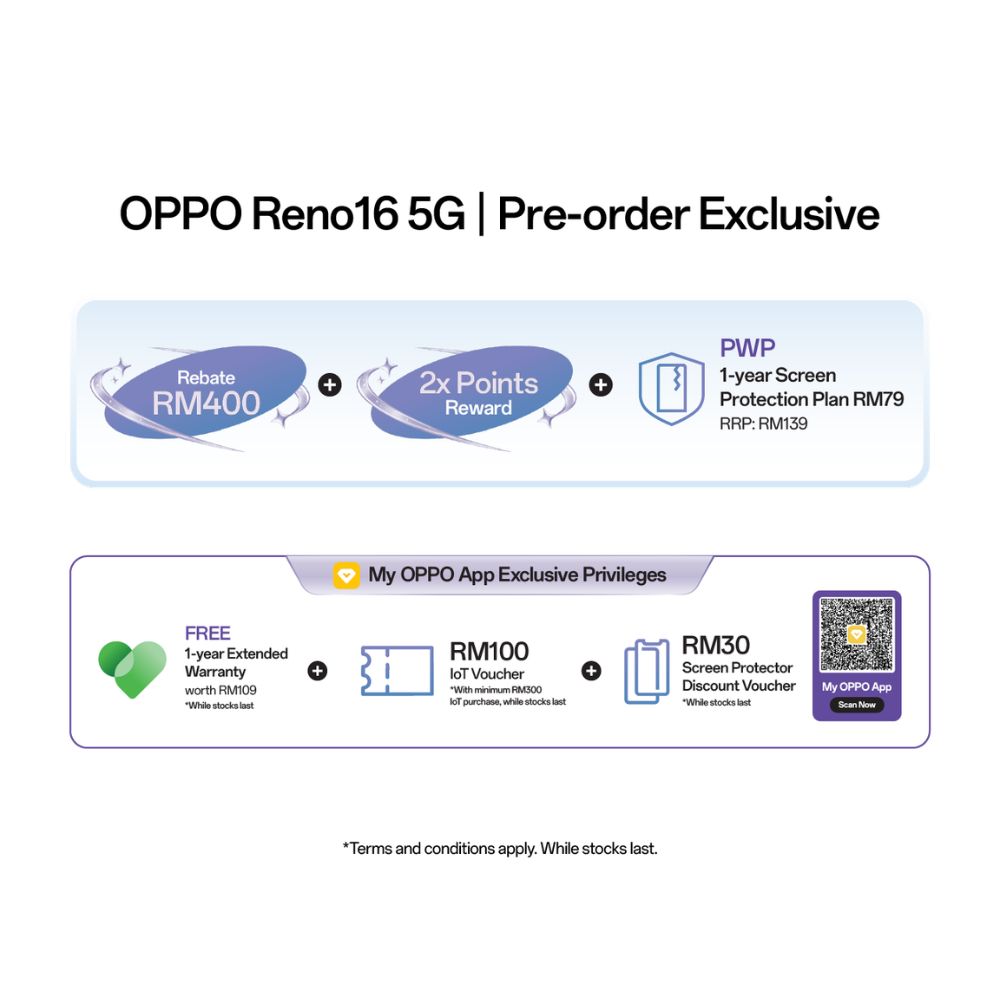 [RM50 Pre-order] OPPO Reno16 5G