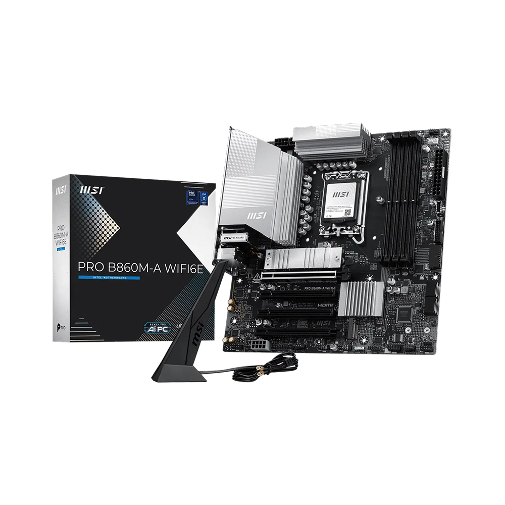 MSI PRO B860M-A WIFI6E mATX Motherboard