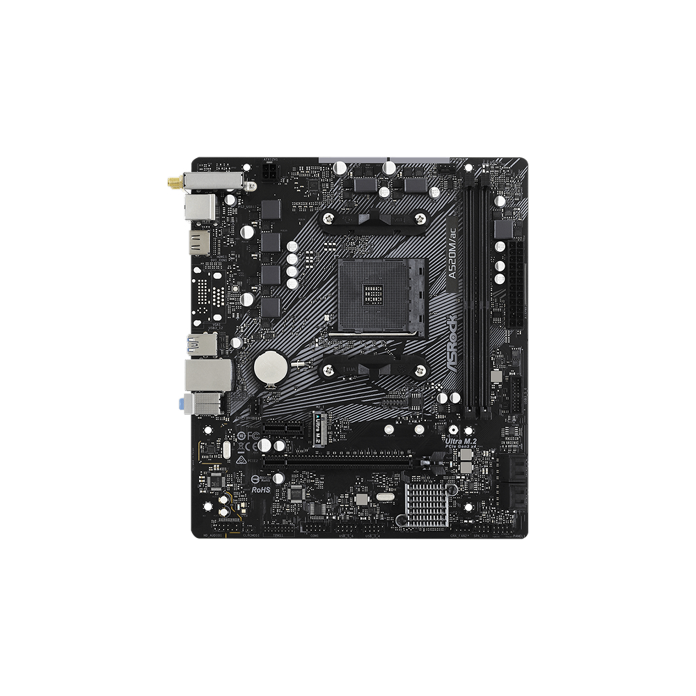 ASRock A520M/AC AM4 mATX Motherboard