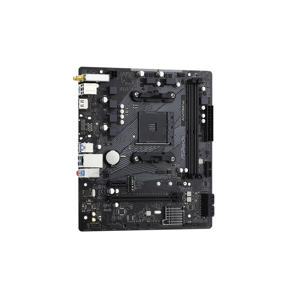ASRock A520M/AC AM4 mATX Motherboard