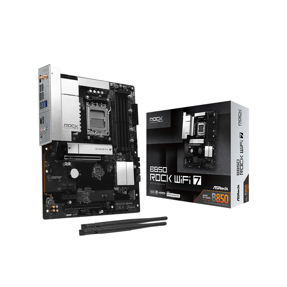 ASRock B850 Rock WIFI7 ATX Motherboard