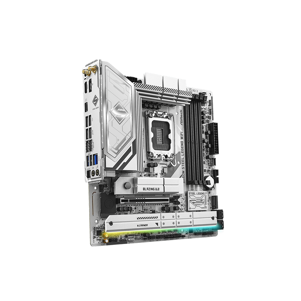 ASRock B860M Steel Legend WIFI LGA1851 mATX Motherboard