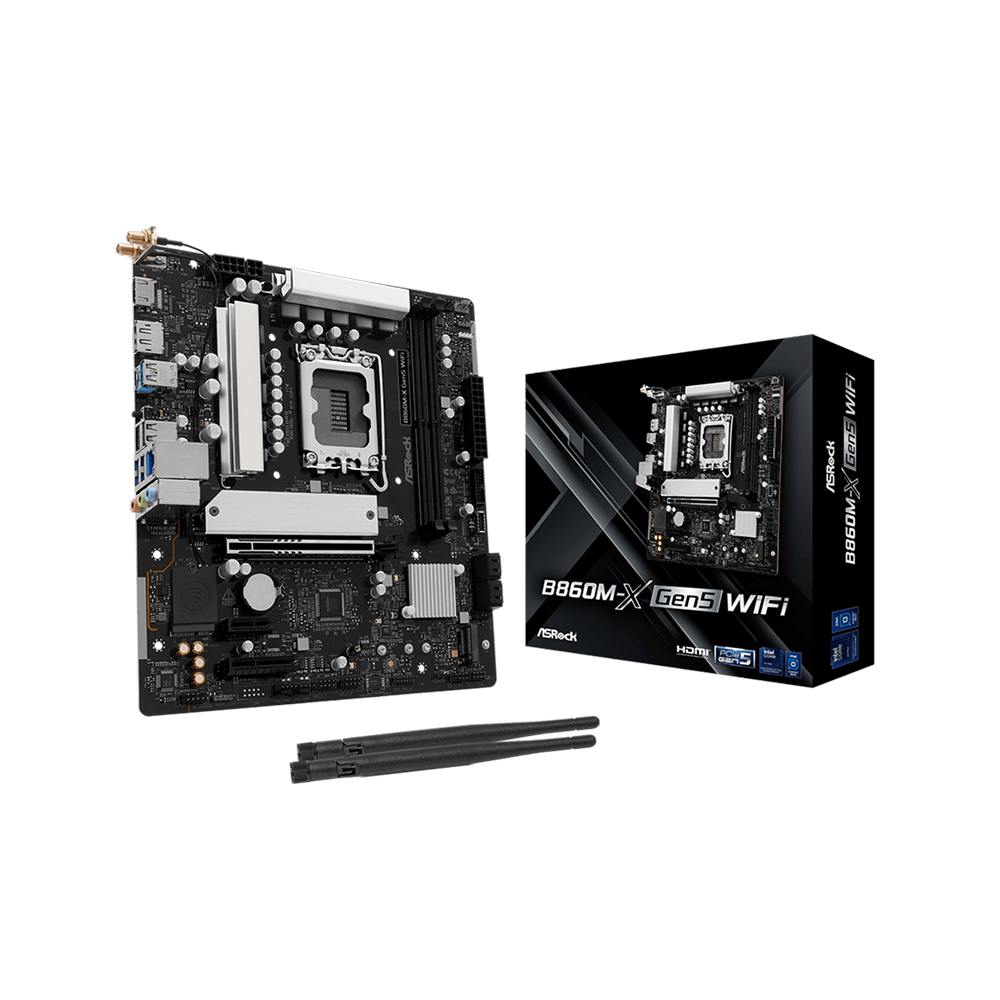ASRock B860M-X Gen5 WIFI mATX Motherboard