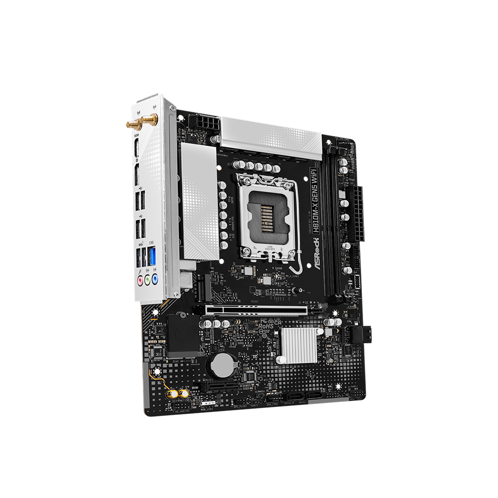 ASRock H810M-X GEN5 WIFI LGA1851 mATX Motherboard