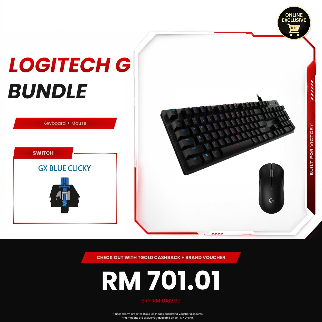 Logitech G Competitive FPS Gaming Setup Bundle