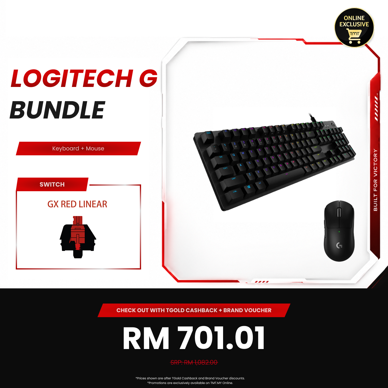 Logitech G Competitive FPS Gaming Setup Bundle