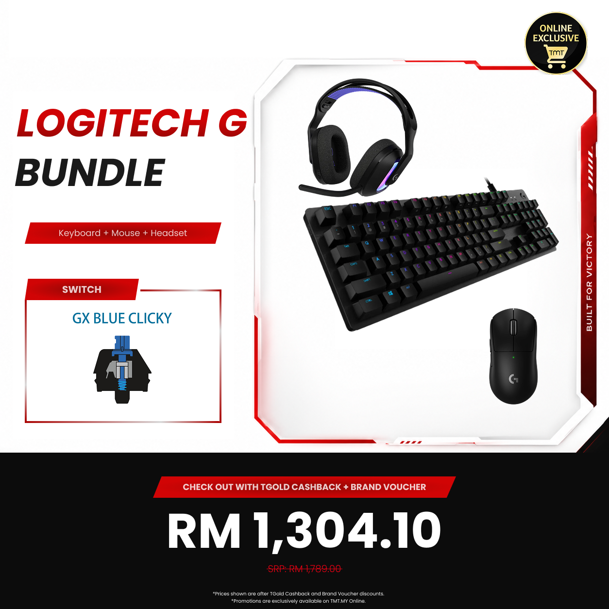 Logitech G Competitive FPS Gaming Setup Bundle