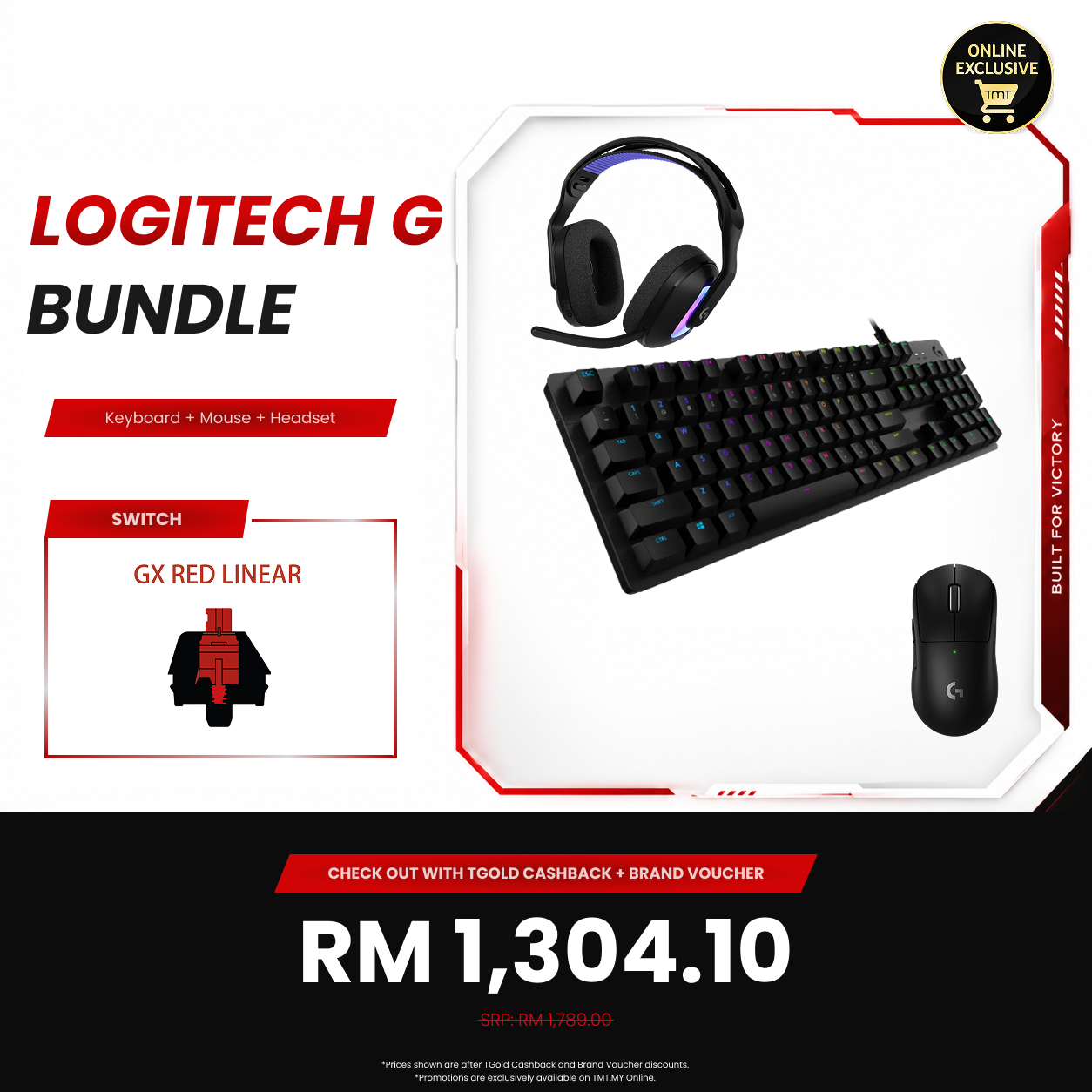 Logitech G Competitive FPS Gaming Setup Bundle