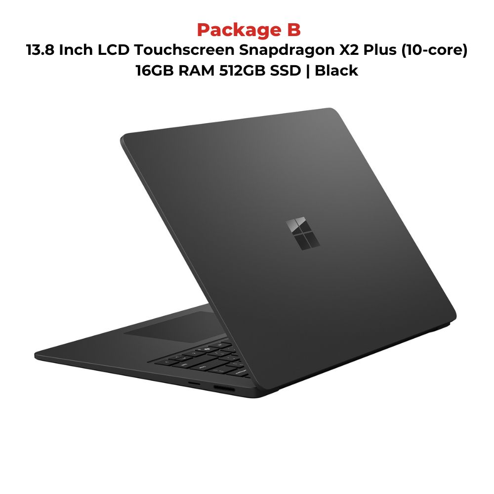 [Pre-Order] Microsoft Surface Laptop, 13.8/15-inch | Snapdragon X2 Plus/Elite | Black/Platinum (ETA:23-Jul-2026)