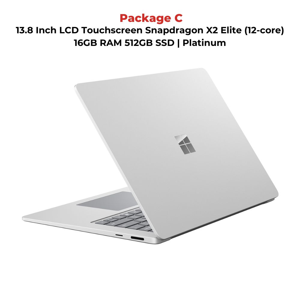 [Pre-Order] Microsoft Surface Laptop, 13.8/15-inch | Snapdragon X2 Plus/Elite | Black/Platinum (ETA:23-Jul-2026)