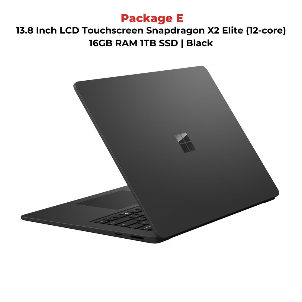 [Pre-Order] Microsoft Surface Laptop, 13.8/15-inch | Snapdragon X2 Plus/Elite | Black/Platinum (ETA:23-Jul-2026)