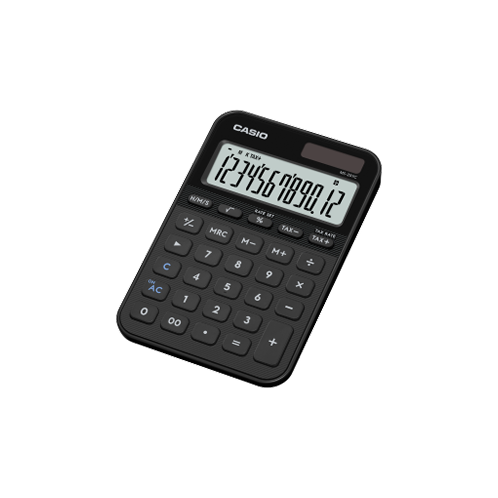 Casio Colorful 12 Digits Calculator ( MS-20YC )