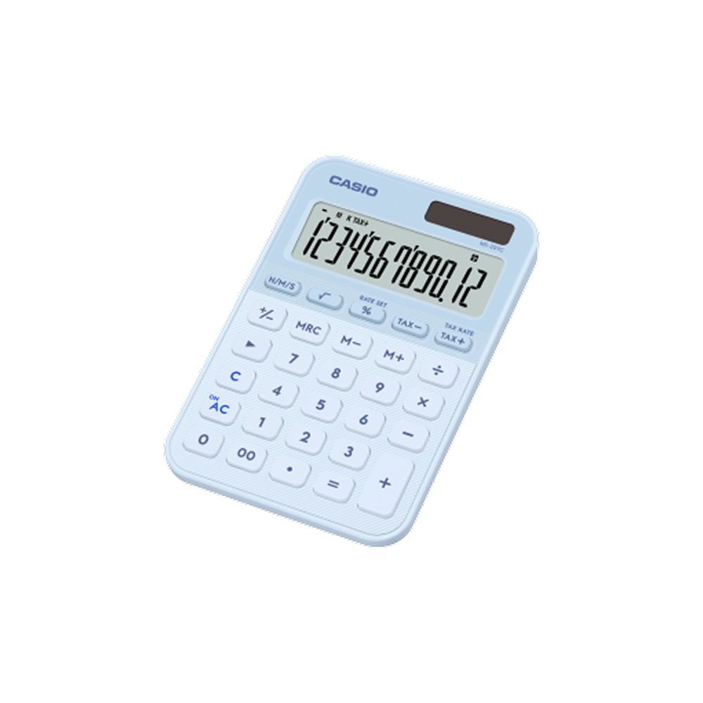 Casio Colorful 12 Digits Calculator ( MS-20YC )