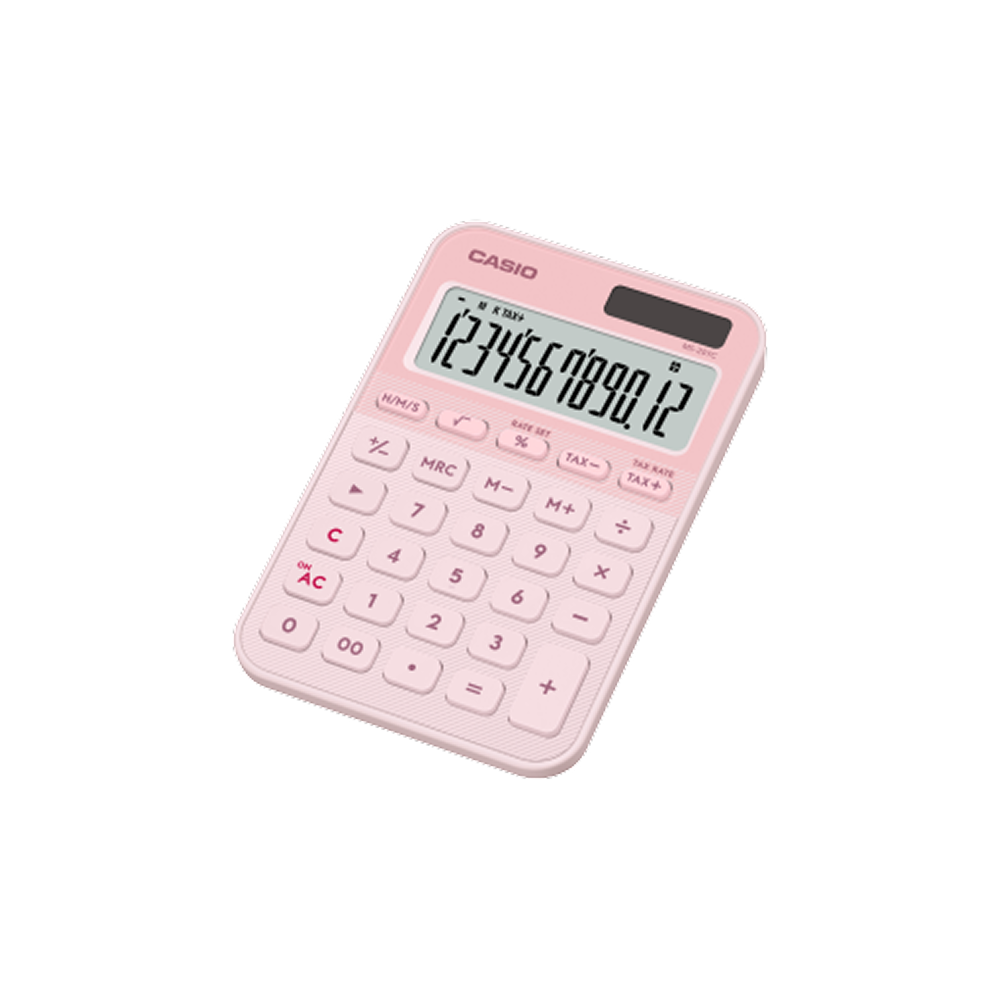 Casio Colorful 12 Digits Calculator ( MS-20YC )