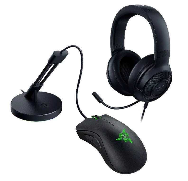 Razer Game On Bundle | DeathAdder Essential / Kraken X Lite / Mouse Bungee V3 Chroma