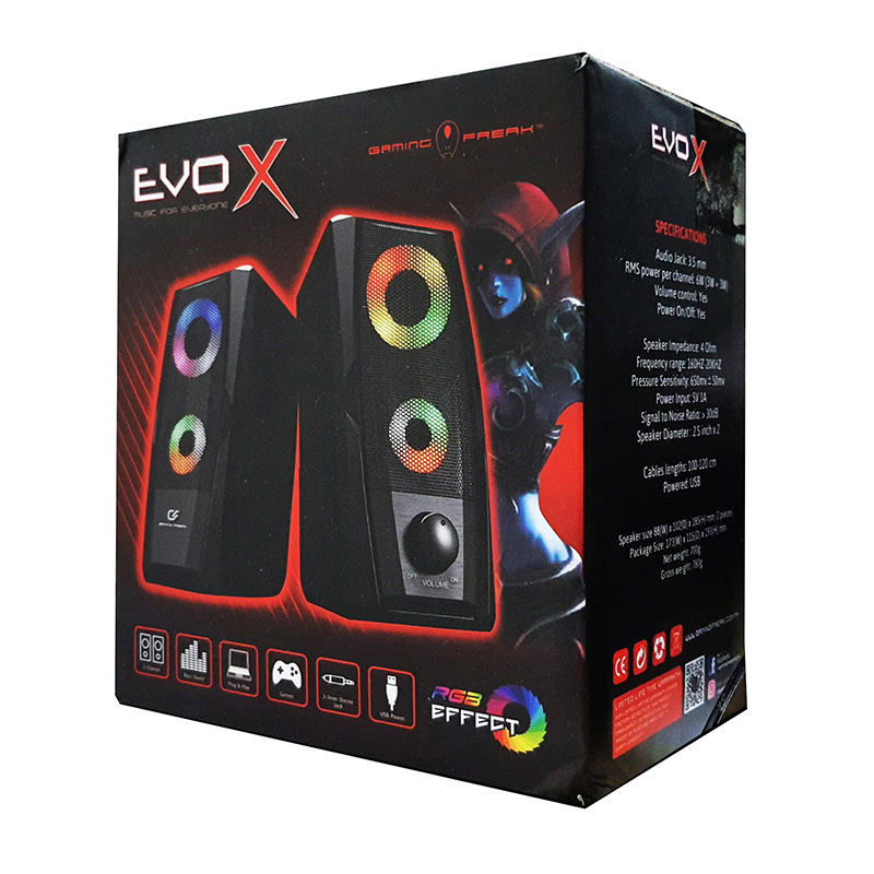 AVF Gaming Freak EVO X RGB USB Gaming Speaker