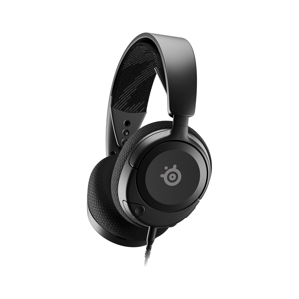 SteelSeries Arctis Nova 1 Wired Ultra Lightweight Jack Gaming Headset - Black (3.5mm) 61606