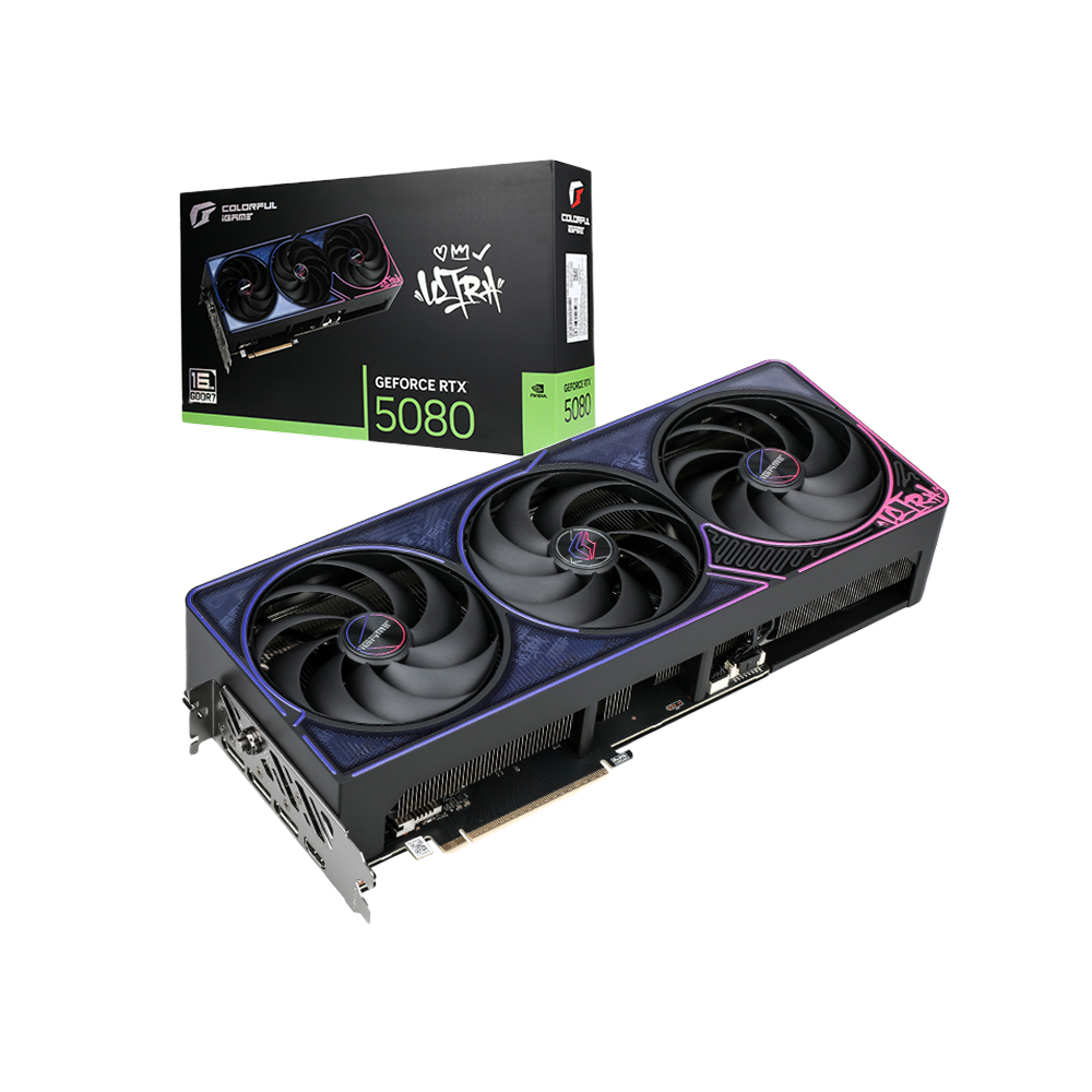 Colorful iGame GeForce RTX 5080 Ultra OC 16GB-V 16GB GDDR7 Graphics Card