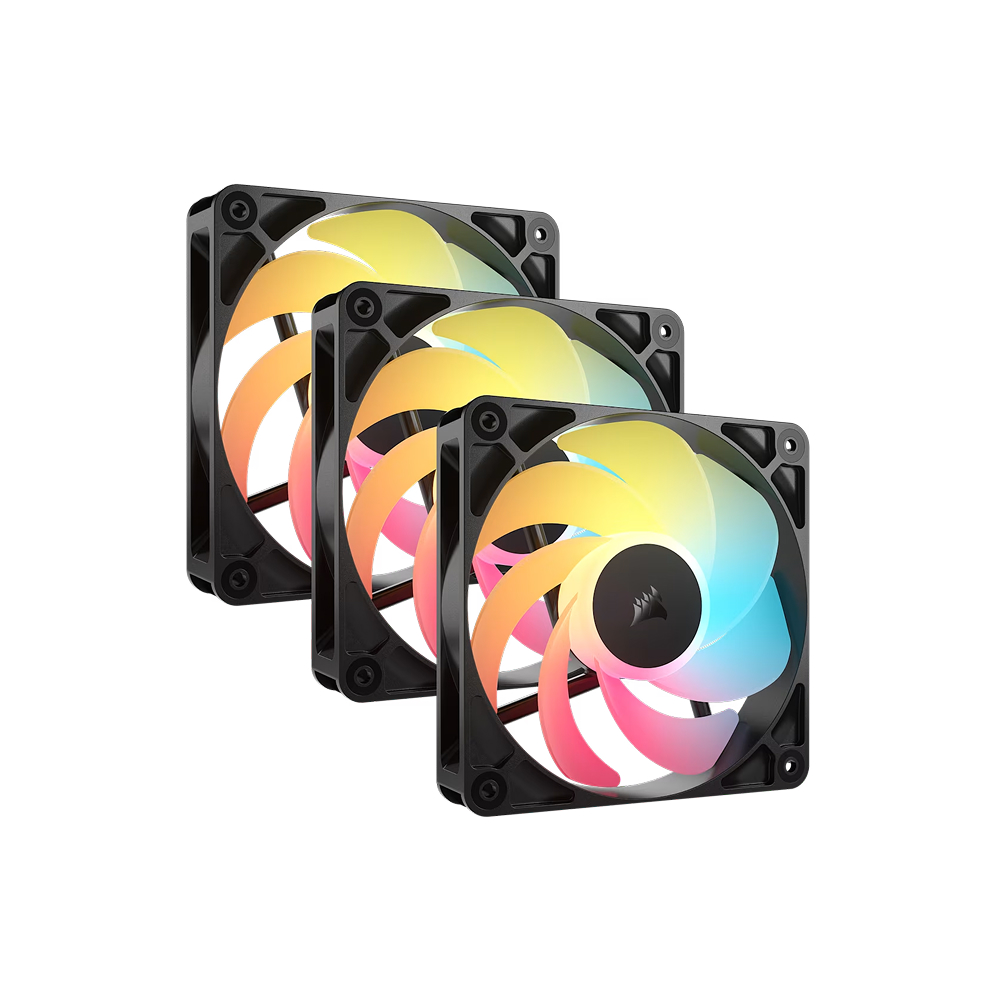 Corsair RS120-R ARGB PWM Reverse 12CM Case Fan (3 Packs)
