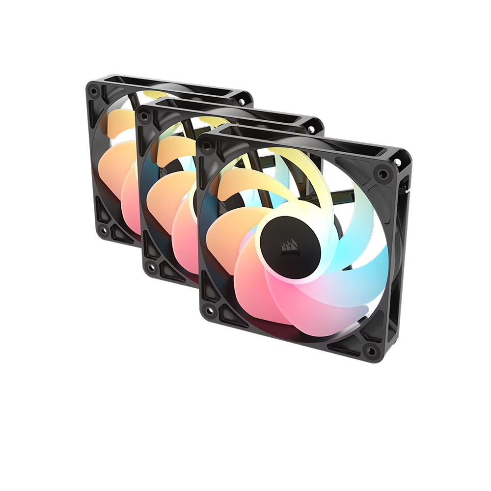 Corsair RS120-R ARGB PWM Reverse 12CM Case Fan (3 Packs)