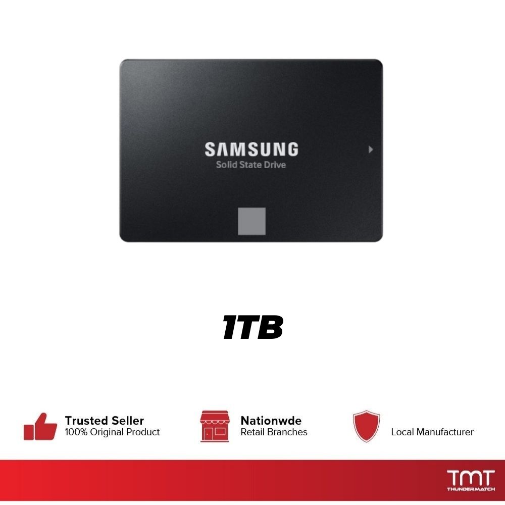 Samsung 870 EVO 2.5" SATA SSD | Thunder Match