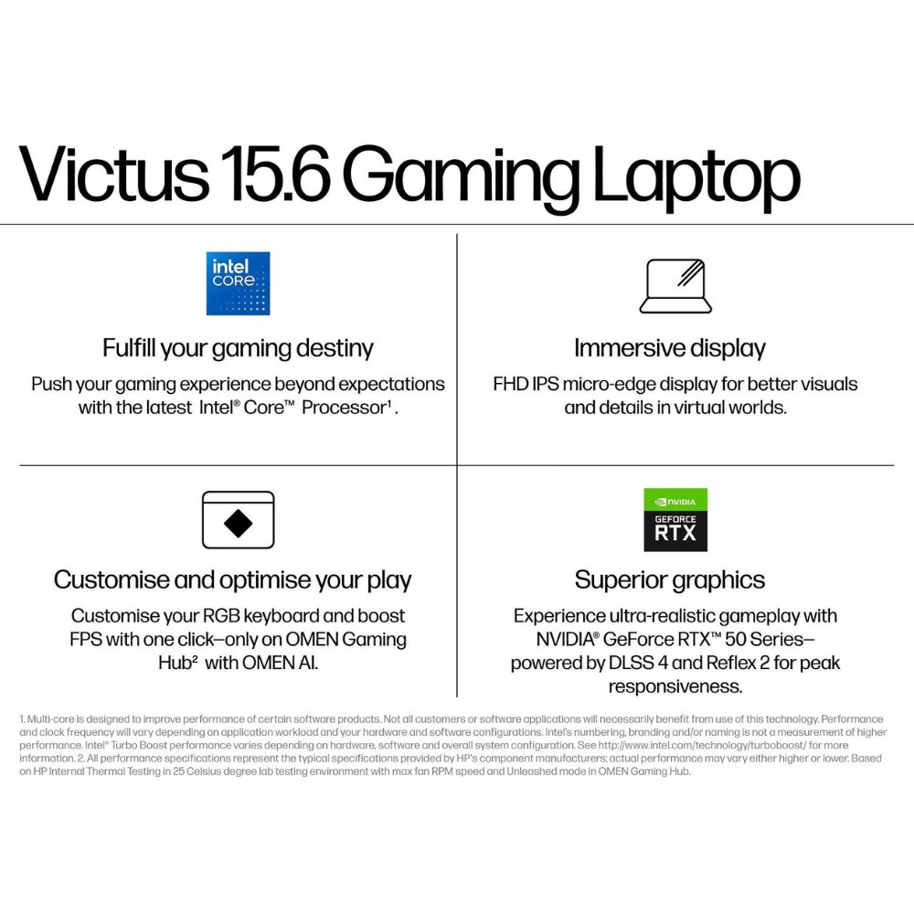 HP Victus Gaming 15-fa2743TX Laptop | GeForce RTX4050 | Intel Core i7-14650HX